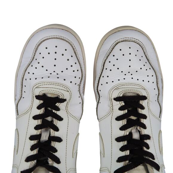 Nike Shoes Womens 8 Sneakers Court Vision Low Basketball Trainers Leather White - Picture 7 of 12